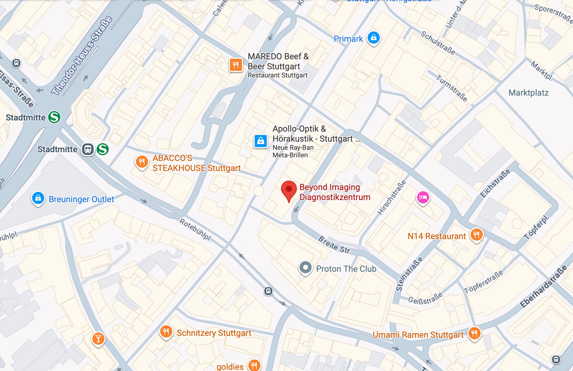 Königstraße 43 B (Eingang über Schmale Straße) 70173 Stuttgart