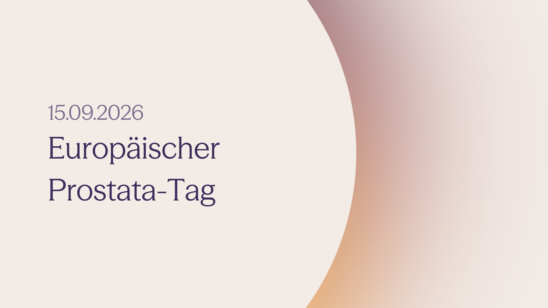 Feature Image Europäischer Prostata Tag